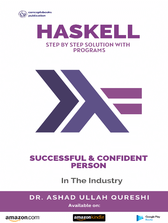 Haskell Step By Step Solution with Programs book