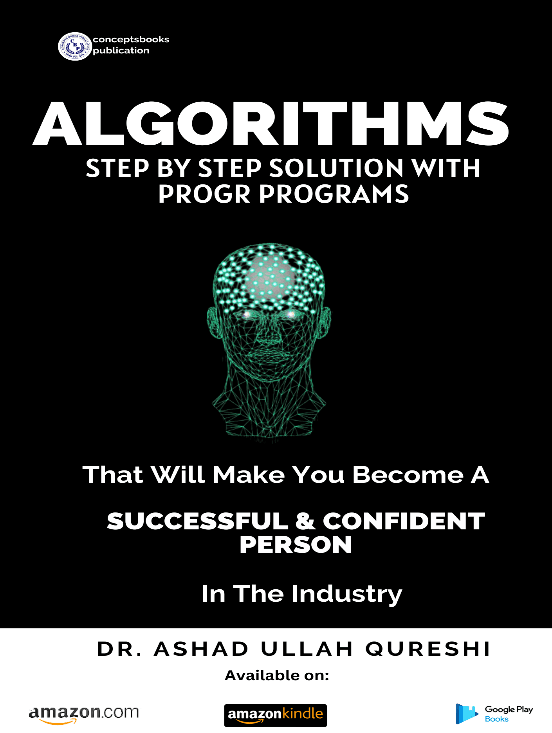Algorithms Step By Step Solution with Programs book